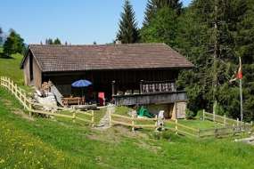 Einzigartiges Ferienhaus mit Spielparadies in Bachnähe und mitten in der Natur 1200m ü. M. für 1 - 6 Personen (Nr. 254 - Ferienhaus Berneroberland)